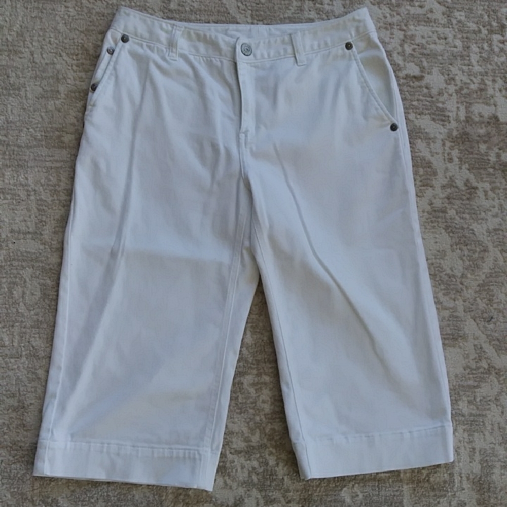 Nine West Separates Capri Pants 8 White